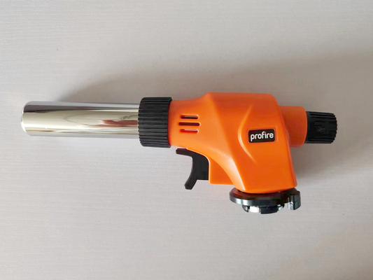 Butaneno de aço inoxidável, canhão de tocha de cozinha, dispositivo anti-quebra