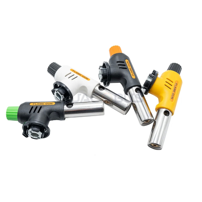 Automático de ignição Camping Gas Blow Torch com 1300 Graus de Chama Azul Vermelho Cor Blister Cartão de embalagem