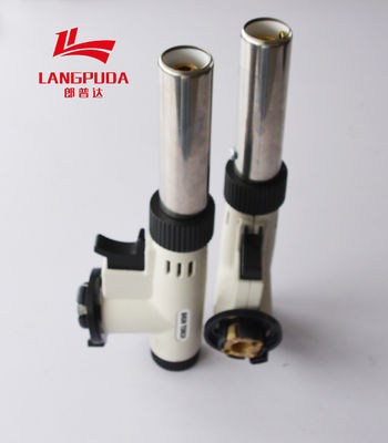 Segurança 18.5cm recarregável ajustável da tocha do gás do butano para soldar