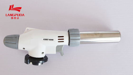 Tocha de soldadura 19.5cm portátil de aço inoxidável do gás