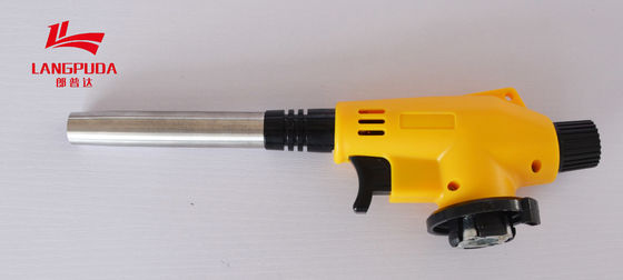 Tocha de soldadura 20cm portátil de bronze do interruptor manual do botão