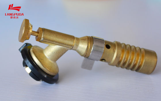 Ignição automática plástica de bronze da tocha de soldadura do gás do butano de 115mm