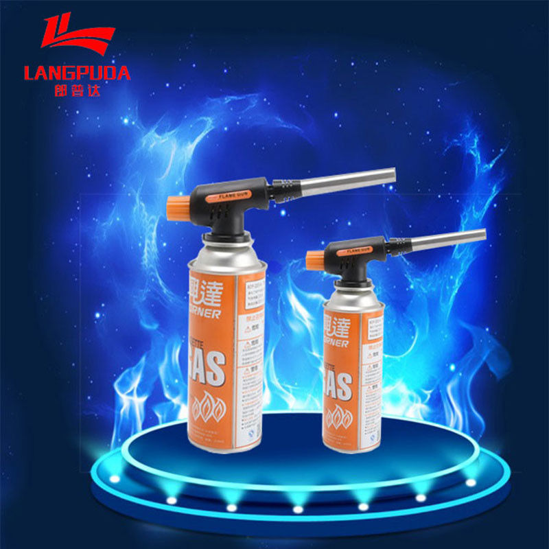 Arma automática da tocha da cozinha da ignição 15cm, tocha do butano do produto comestível de 1300 graus