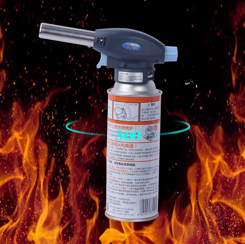 Tocha plástica preta do gás da cozinha de 17cm para o aquecimento do alimento