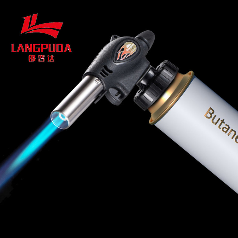 16.5cm arma de chama portátil de 1300 graus, caminhando a tocha de acampamento do gás